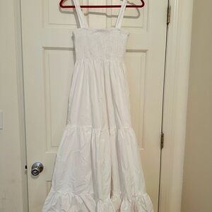 Zara White Maxi Dress